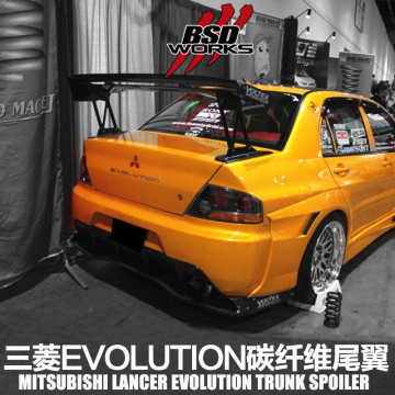 2008-2015 Lancer Evolution 10 VTC Style Carbon Fiber Trunk Spoiler For Mitsubishi