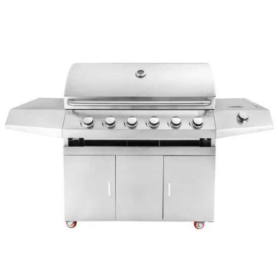 Outdoor Standing Grill With Lid