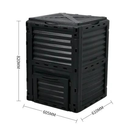 Factory Direct Cheap Outdoor Garden Compost Bin Worm Composter Plastic Composteur de Jardin