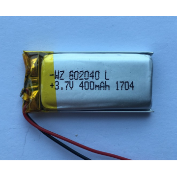 Batería de 3.7v 450mAh Lipo para la cámara del coche (LP2X4T6)