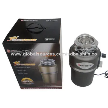 Three grind stage food waste finer quieter