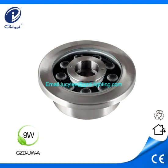 9W IP68 waterproof fountain light led underwater