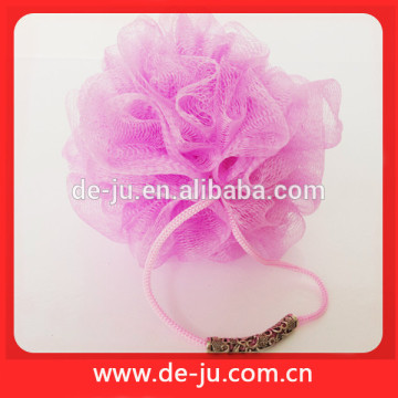 Plastic Handle Ring 50 gram Pink Bath Fizz Balls