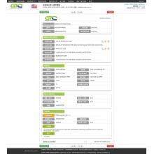 Schlëssel Board-USA Import Daten Probe