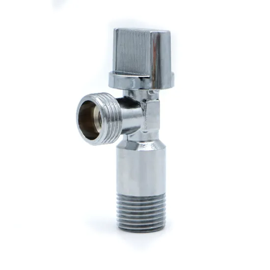 Quick slow Angle Valve 90 degree bathroom brass angle valve with  Toilet Angle Valve Stainless Iron Material ABS Handle