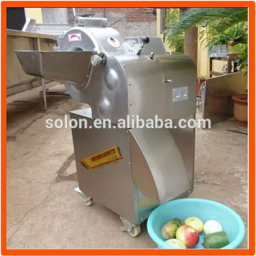 Commercial vegetable dicing machine for processing cut carrot, potato, taro, fruit, onion, mango, pineapple, apple, ham, giantar