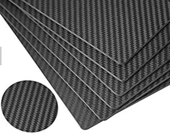 Twill weave fabric matte finish Carbon Fiber Sheets