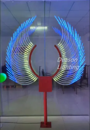 Angel Wings Firework Lights Outdoor Photo Props
