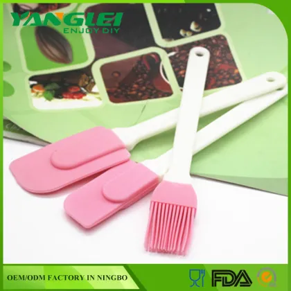 3pcs set silicon spatula wax spatula Cookies Spatula Set