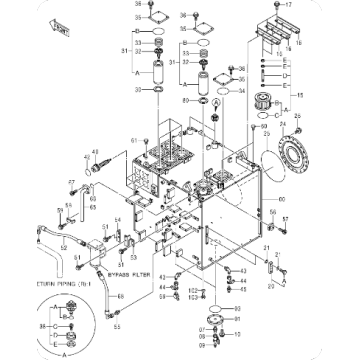 Excavator EX3600-5 fuel tank 5006378
