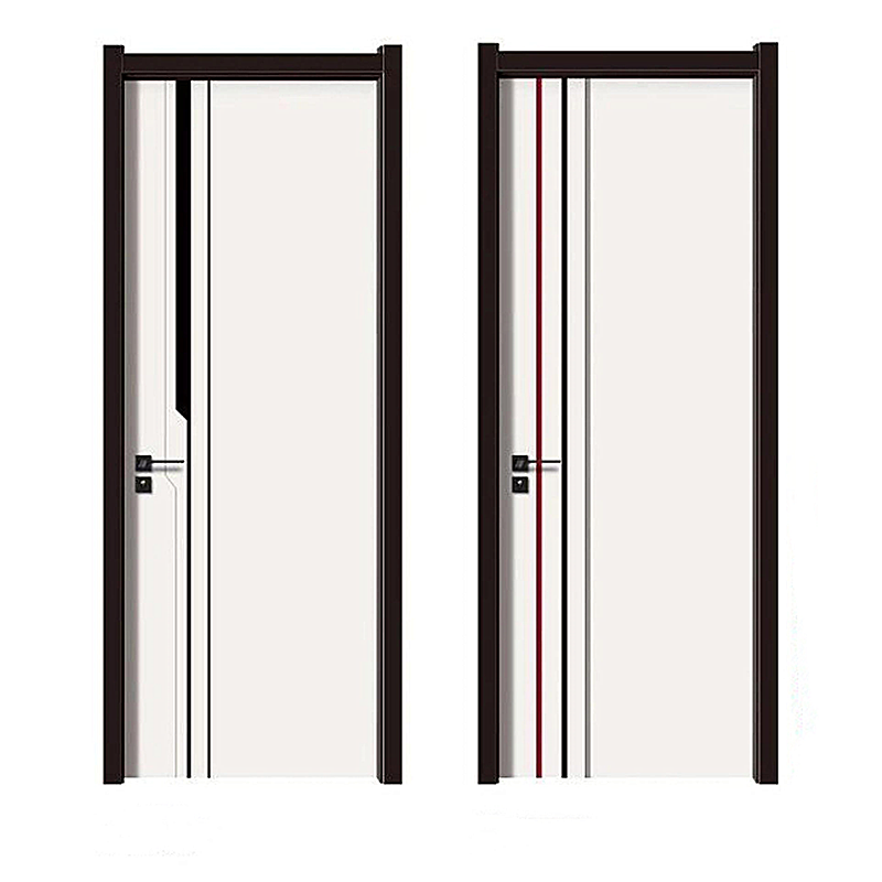 Wpc Door With Line Design