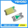 SMD LED μεγέθη 0603 Κίτρινο πράσινο