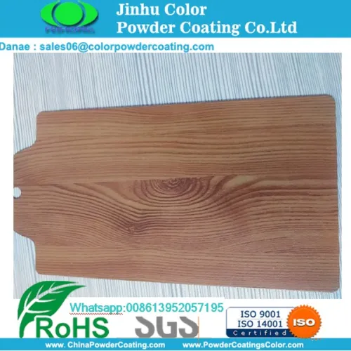 Tekstur Kayu Finish Powder Coating, kualitas tinggi Tekstur Kayu Finish