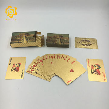 Sıcak satış özelleştirilebilir yanıp sönen plastik oyun kartları - poker oyunları ve eğlence için mükemmel