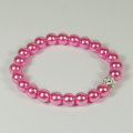 2018 Fashion Pink Pearl Armband för tjejer