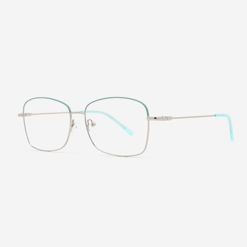 Vintage Square Metal Women's Optical Frames