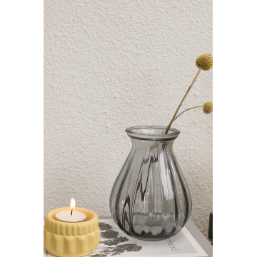 Small Votive Candle Holder for Table Yellow Sand Ceramic Tea Light Holders Manufactory