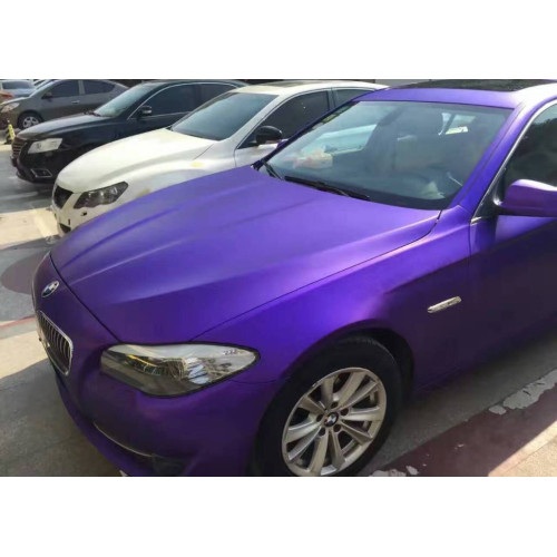 Matte Chrome Purple Car Vinyl Wrap Film