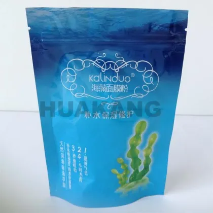 Aluminum foil laminated Aloe & Seaweed Mask Powder bag