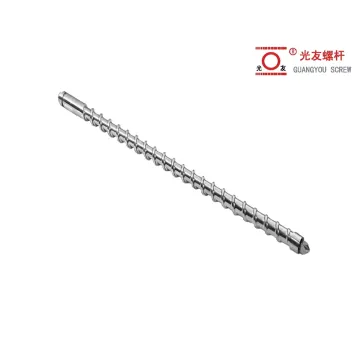 Magsuot ng Bimetallic Alloy Injection Molding Machine Screw para sa PET Preform