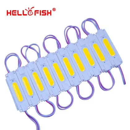 Hello Fish 20pcs DC12V COB LED Modules 7020 Advertising Modules Luminous characters, backlight modules IP65 Waterproof