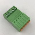 3.81mm pitch 5 pin spring pluggable terminal block