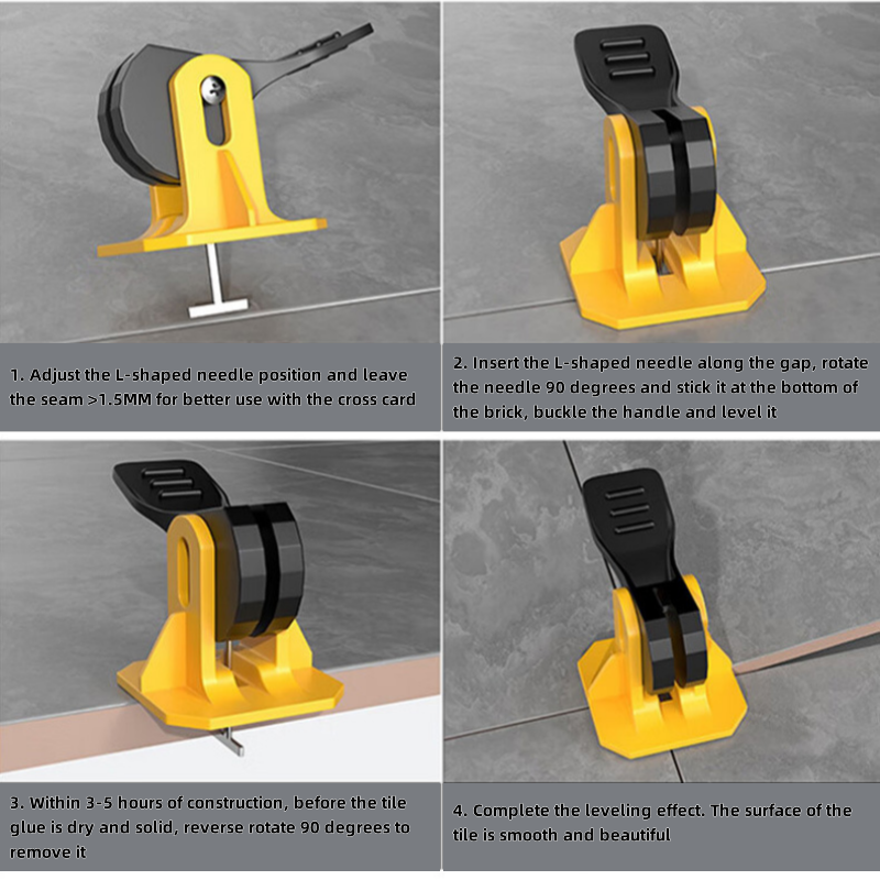 Press type tile leveling device (1)