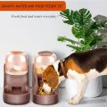 Automatic Pet Feeder and Waterer Set Dispenser