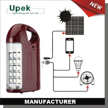 portable energy storage solar emergency light  for home&indoor use