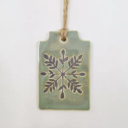 Custom Hand-Painted Christmas Ceramic Ornaments