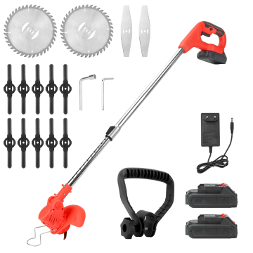 Cordless Battery-Powered Weed Wacker Trimmer for Garden Weeding