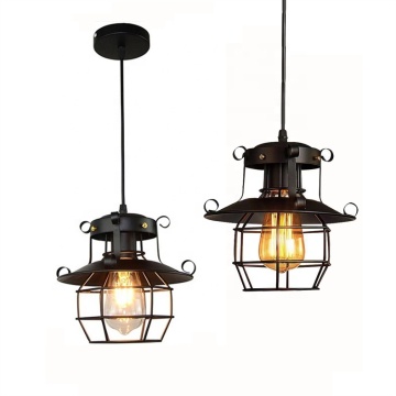 Industrial Retro Black Loft E27 Iron Vintage Pendant Lamp