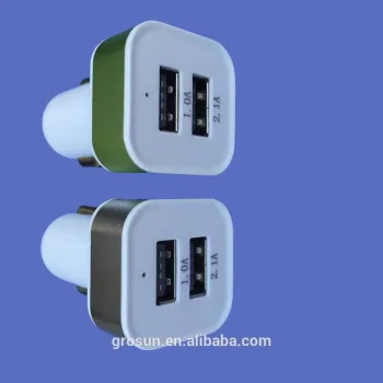 Wholesale Dual USB Port USB Car Charger Phone Car charger with CE/UL/GS/FCC