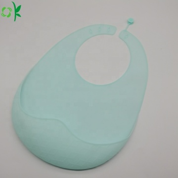 Light-weight Silicone Baby Bibs Adjustable Snap