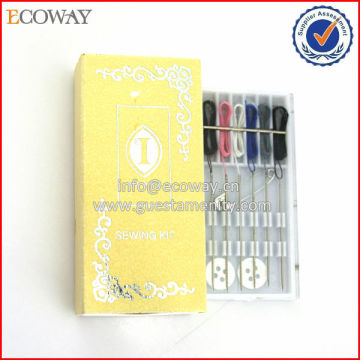 New Products Hot Sale Hotel Plastic Sewing Kit Set