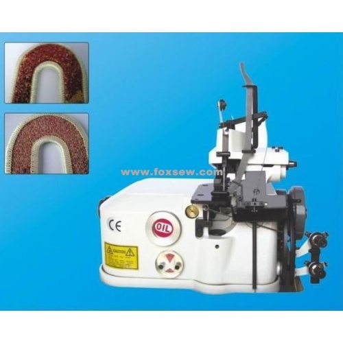 Carpet Overedging Machine with Ribbon