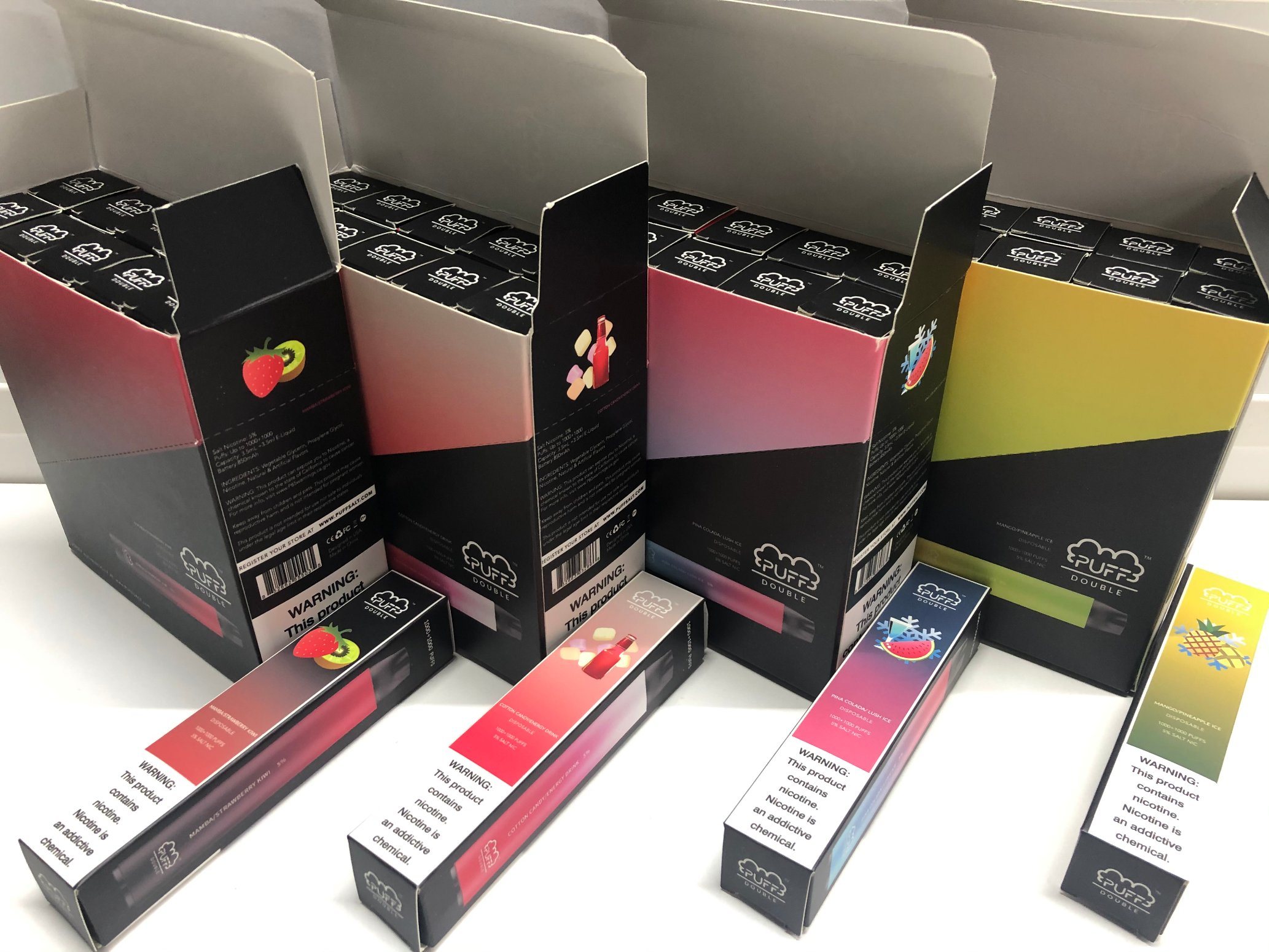 Đôi bút Vape dùng một lần Puff Double 2000puffs