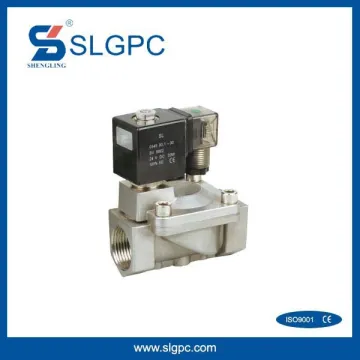 Normal Close Guide Type Stainless Steel Body Pilot Operated 12V Eletric SLGPC-SPU225-08A