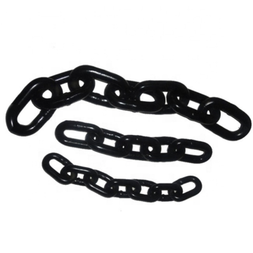 Factory Supplied Flash Welding Black Coated Grade 2 anchor chain For Marine Vessels