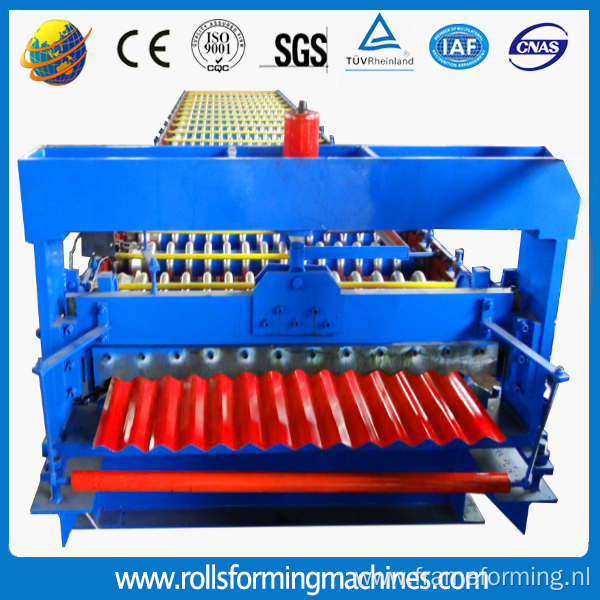 Trapezoidal wave rolling machine