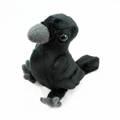 Factory price oe plush crow toy,stuffed crow