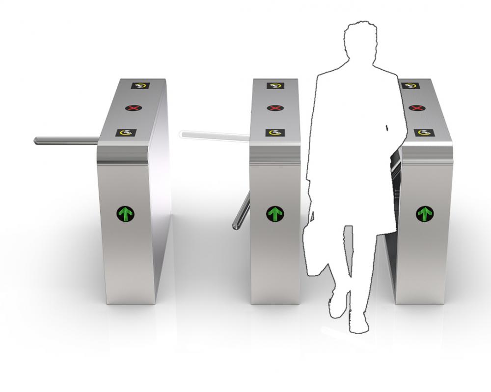 3 Arm Access Control Tripod Turnstile Barrier