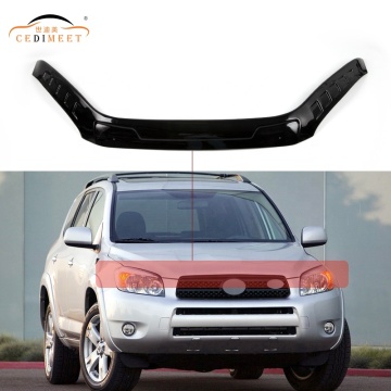 Deflector acrílico de protección de capó negro para Toyota RAV4 2002-2005