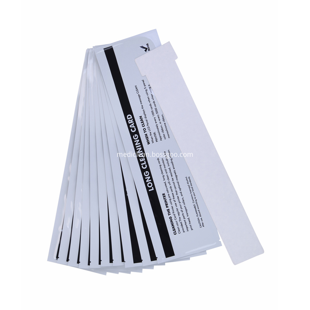 Evolis Long T Cleaning Cards 326mm for Zenius Primacy Printer
