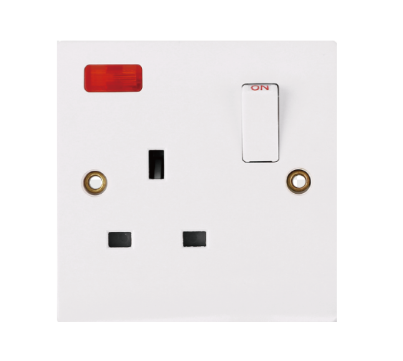 Z Series 1 Gang 13a Switched Socket
