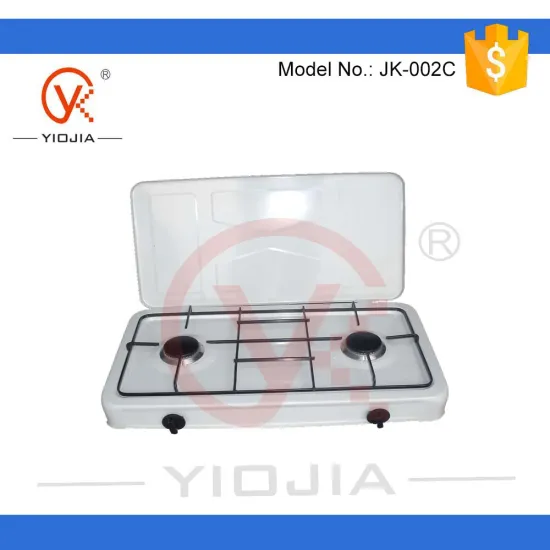 Table euro gas stove top - euro type simple manual gas stove with cover (JK-002C)