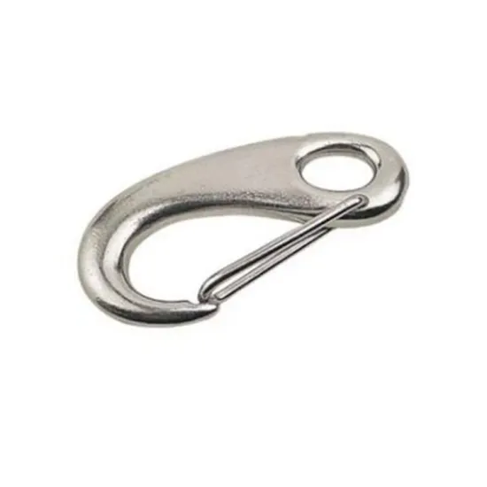 Customized Cast Stainless Steel Spring Snap Hook for Rigging Hardware
