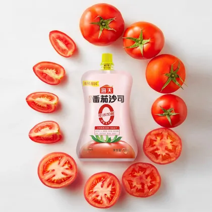 HADAY Premium Tomato Sauce - 120g, Halal, No Additives, Non-GMO, Natural Tomato Ketchup Seasoning