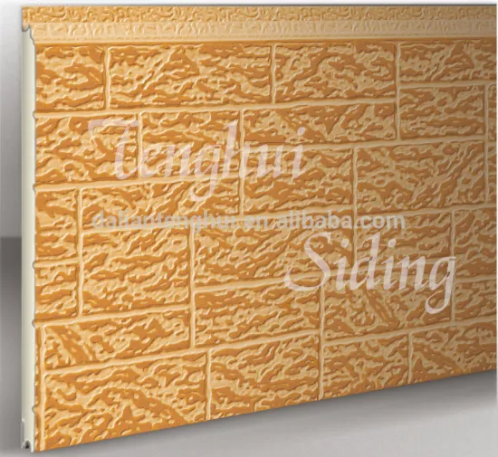 decorative exterior wall siding panel/pu sandwich panel/aluminum foam wall panel/facade panel/wall cladding panel