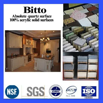 quartz tile countertop,non porous countertop